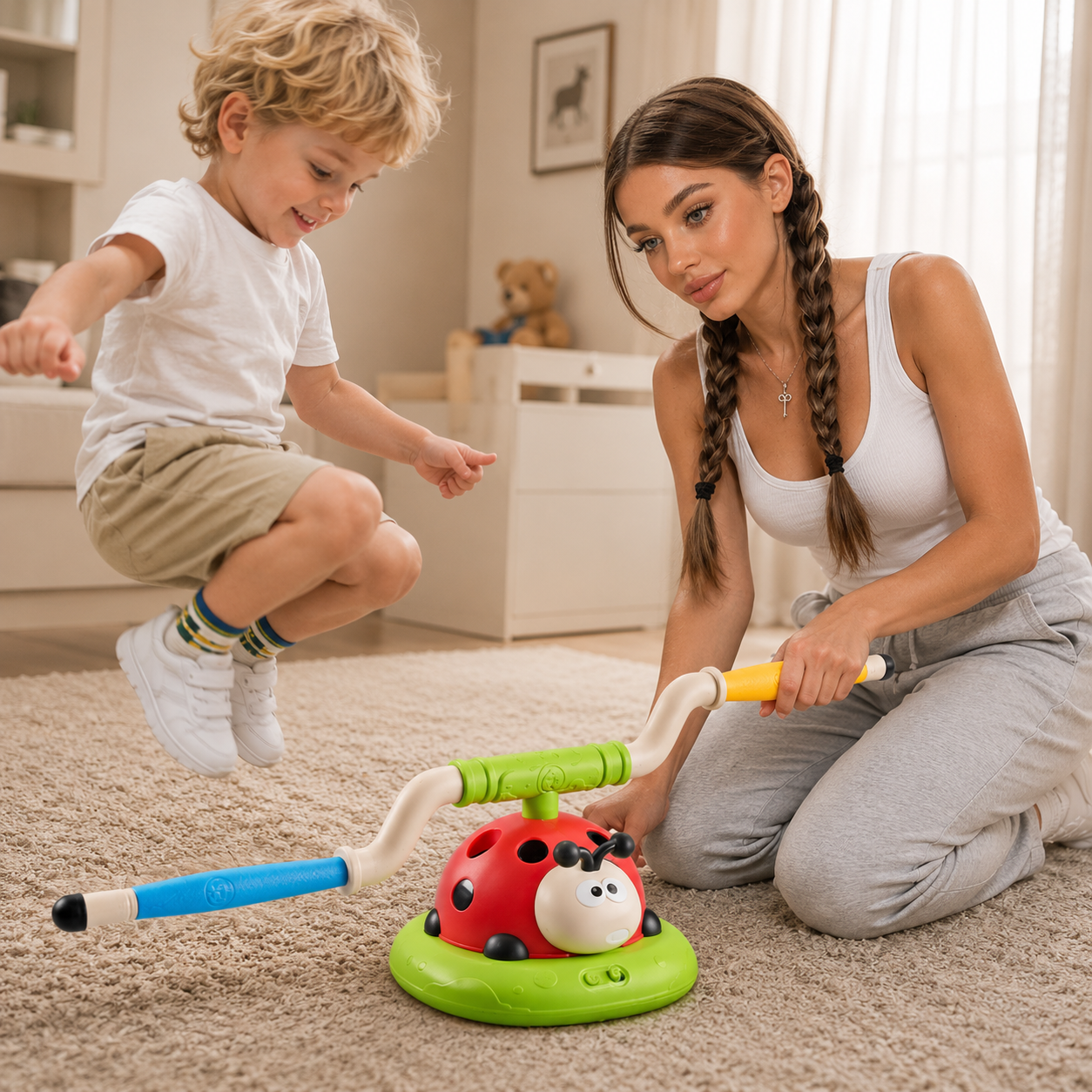 Kids Interactive Balance & Jump Game 4 in 1