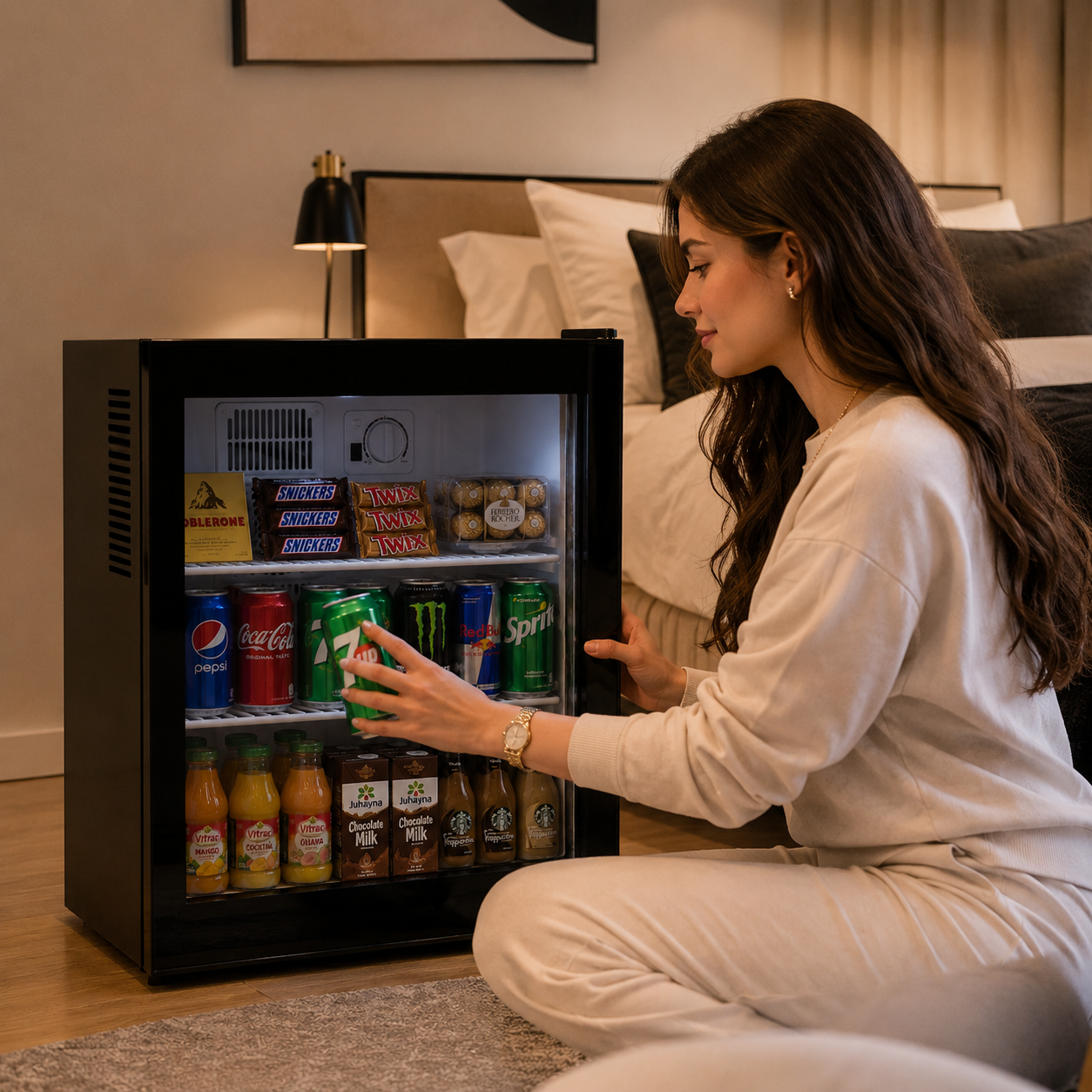 Mini Glass Door Beverage Fridge ™