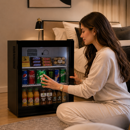 Mini Glass Door Beverage Fridge ™