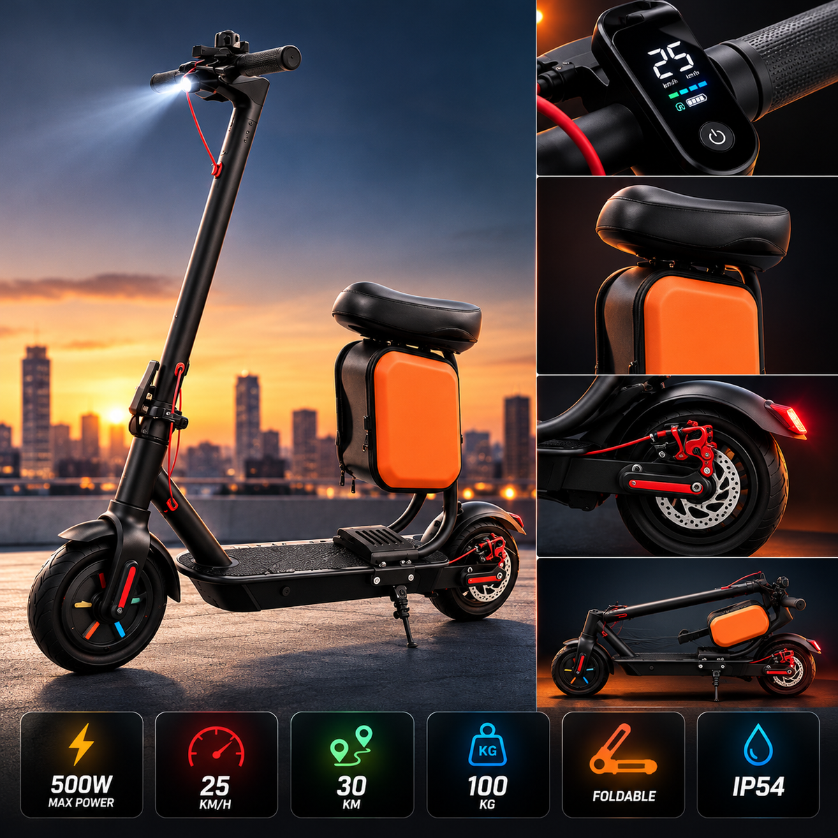 Foldable E-Scooter Pro M187