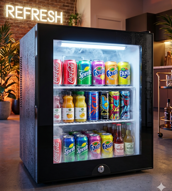 Mini Glass Door Beverage Fridge ™