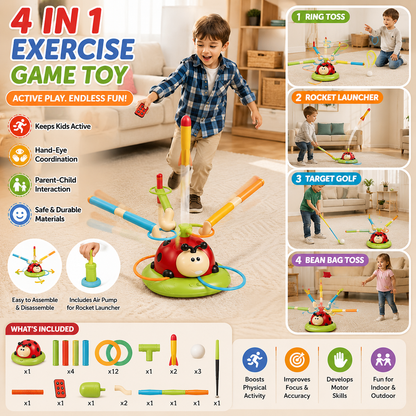 Kids Interactive Balance & Jump Game 4 in 1